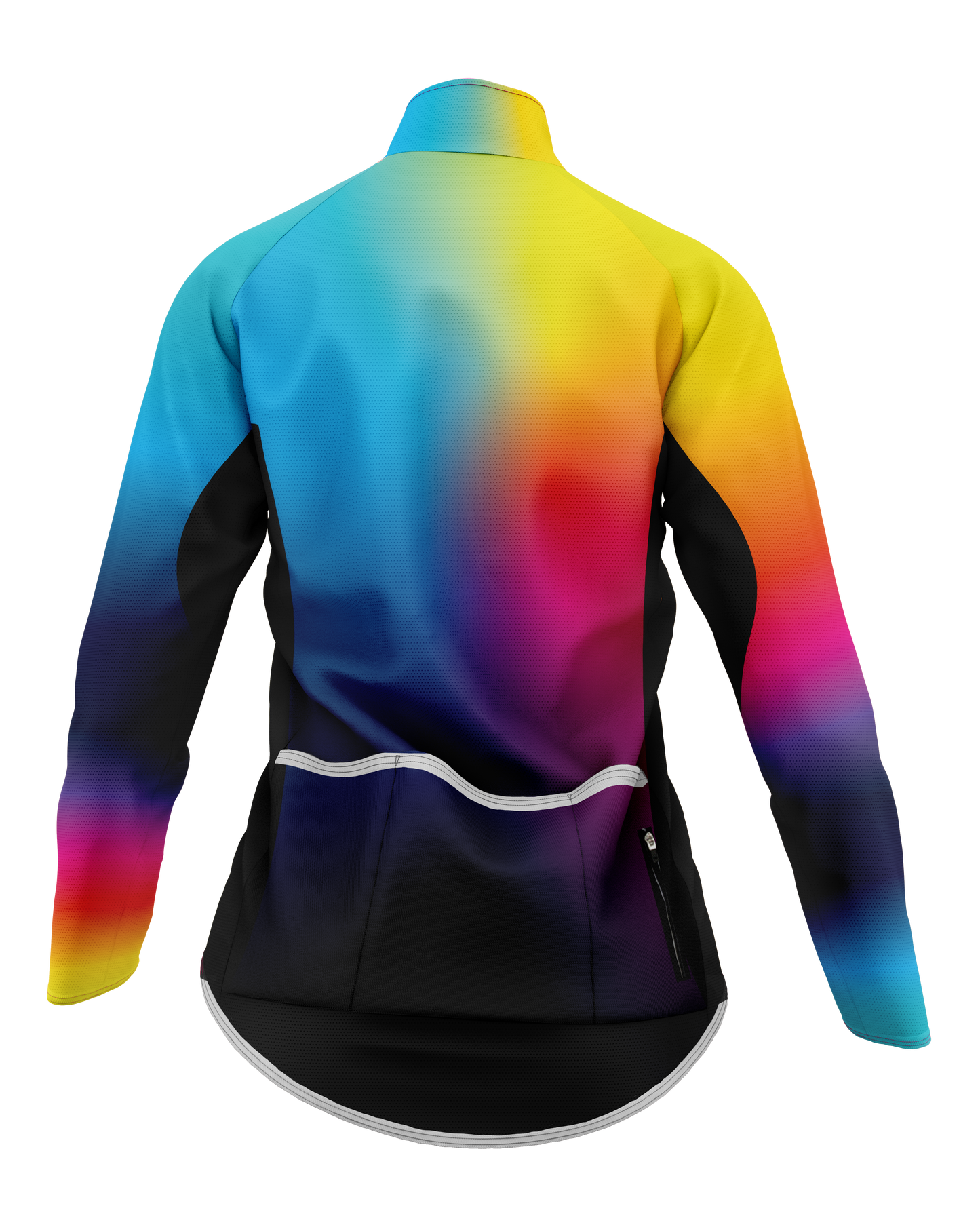 Women's Bright Multi Coloured Winter Thermal Cycling Jacket with Ventilation Pockets and Reflective Detailing