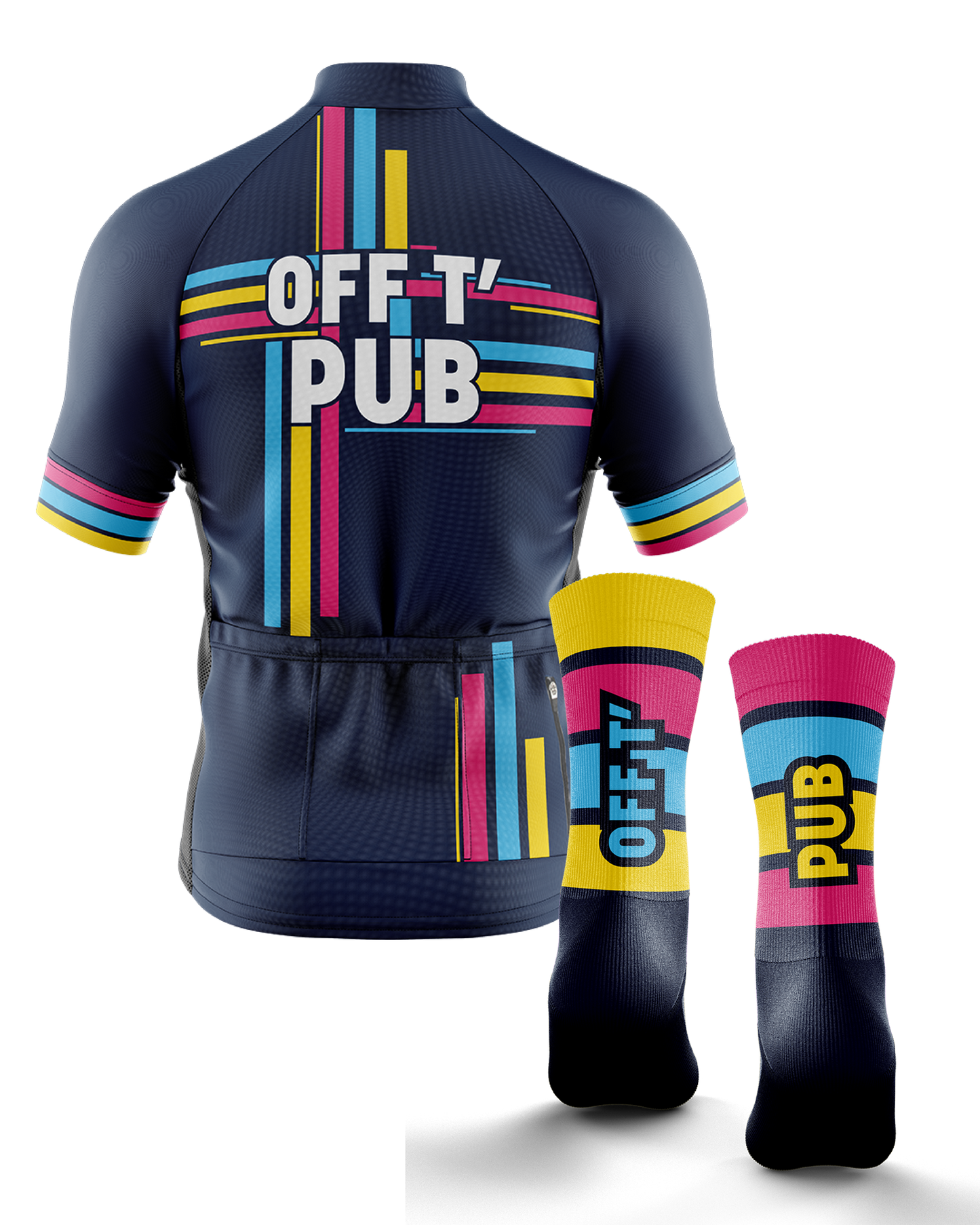 Unisex Cushioned Cycling Socks | Pub Navy