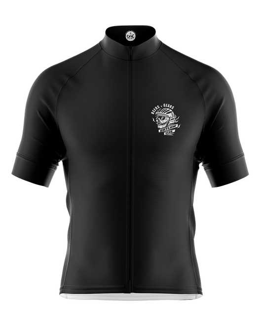 Mens Short Sleeve Cycling Jersey | Outlaws Black
