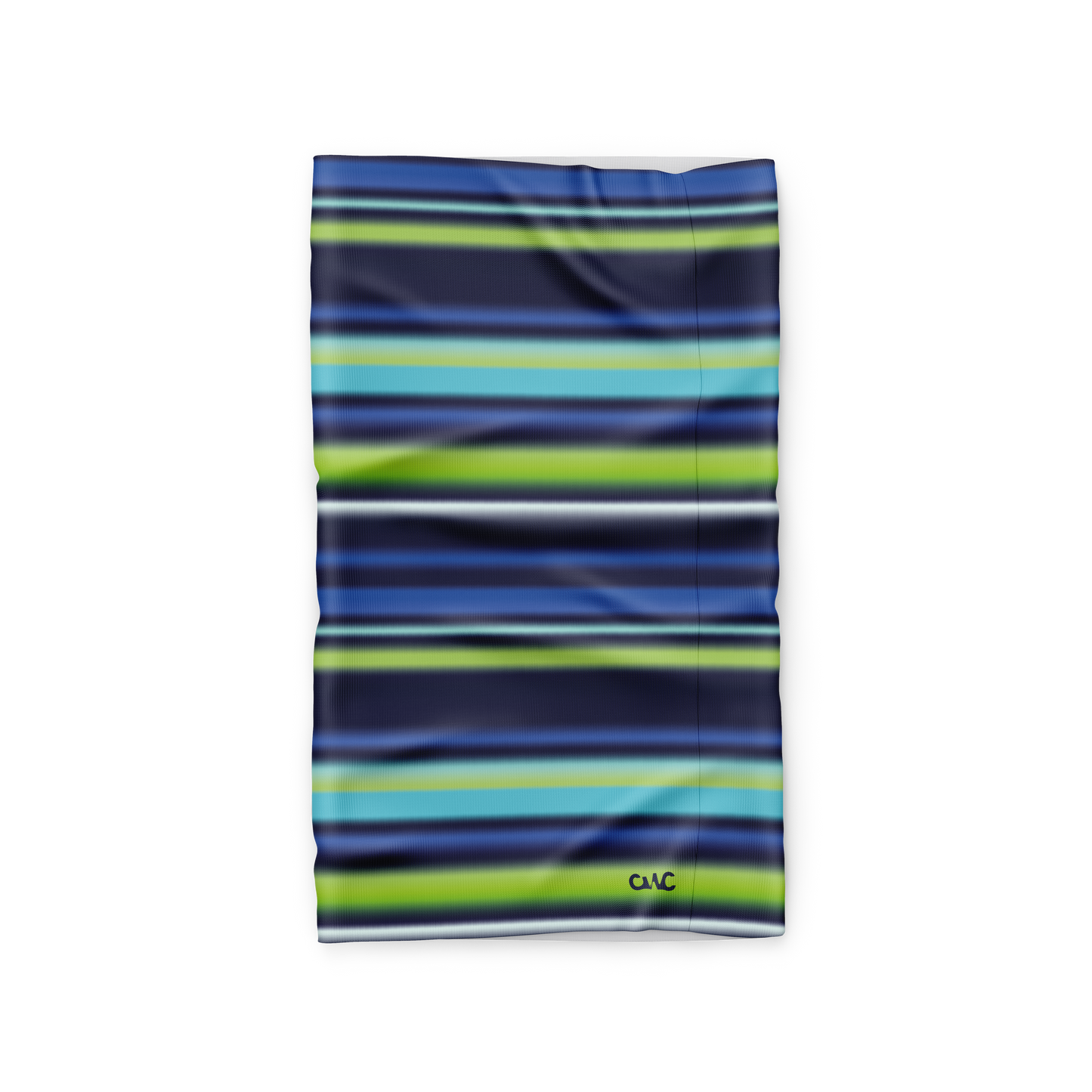 Blue Stripe Flare Lightweight Cycling Neck Warmer Scarf Snood