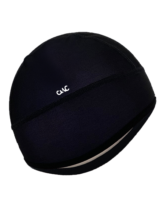 Plain Black Thermal Cycling Skull Under Helmet Hat Cap
