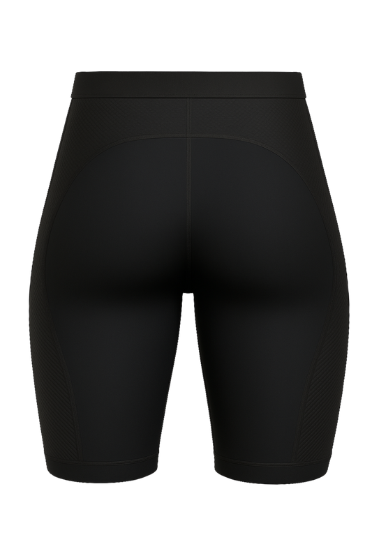 Womens Plain Black Padded Cycling Liner Undershorts Knickers