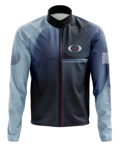 Mens Spring Cycling Jacket | Astro Blue & Charcoal