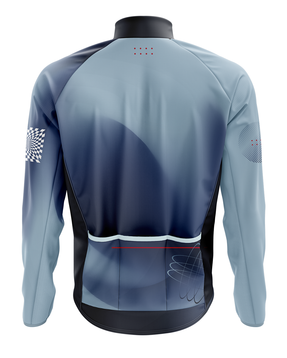 Mens Spring Cycling Jacket | Astro Blue & Charcoal