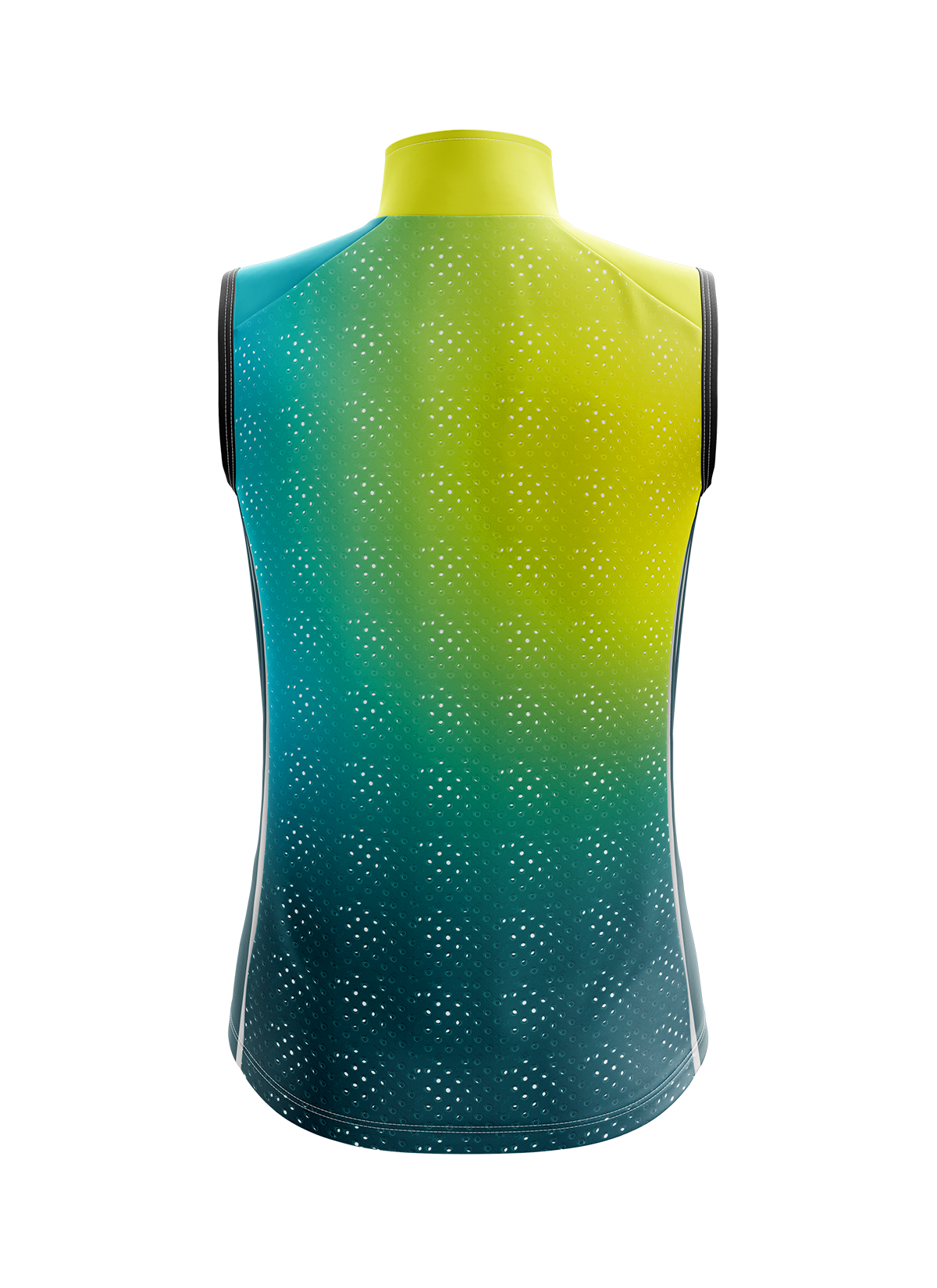 Womens Cycling Gilet | Mika HiVis Green & Emerald
