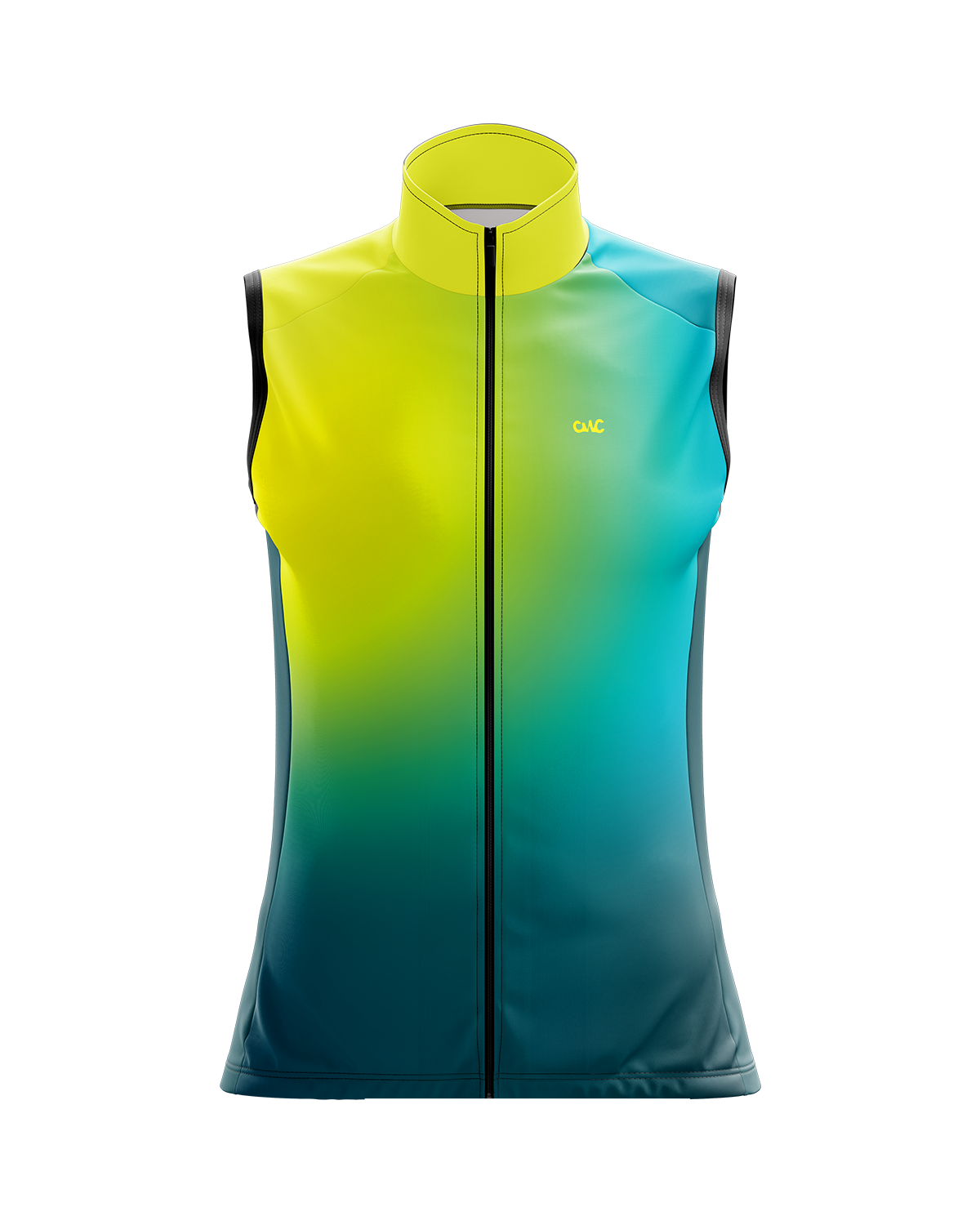 Womens Cycling Gilet | Mika HiVis Green & Emerald