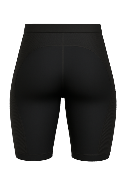 Womens Plain Black Padded Cycling Liner Undershorts Knickers